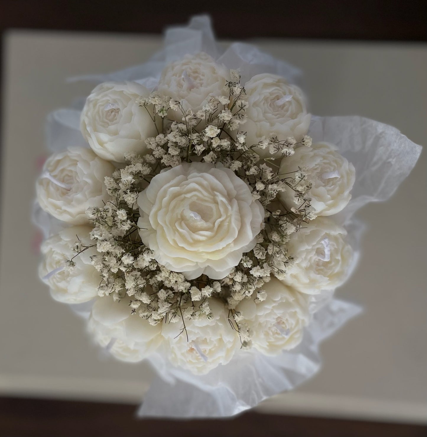 Box - Pivoines blanches
